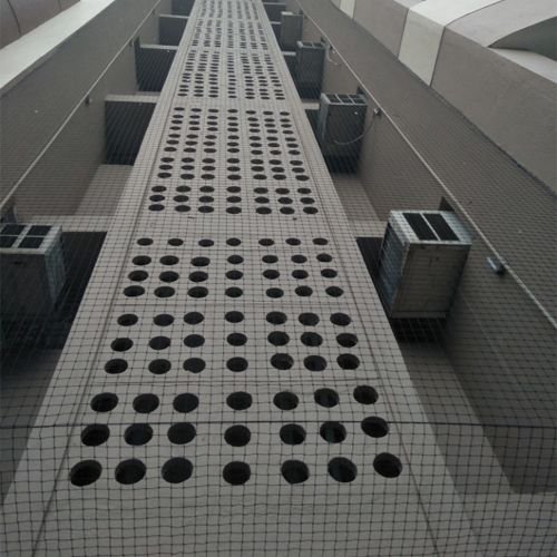 Duct area safety nets – apartment building shaft, Sarjapur Road - Tharak Enterprises Bangalore